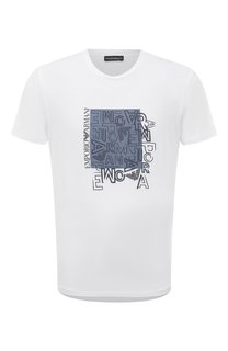Хлопковая футболка Emporio Armani