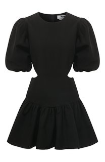 Платье из вискозы и льна MSGM