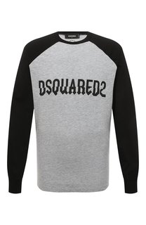 Лонгслив из хлопка и вискозы Dsquared2