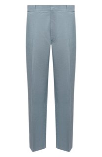 Брюки из хлопка и льна Ermenegildo Zegna