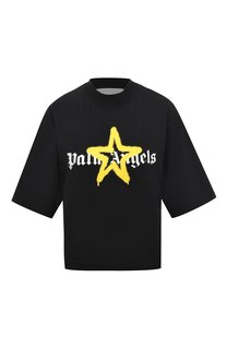 Хлопковая футболка Palm Angels