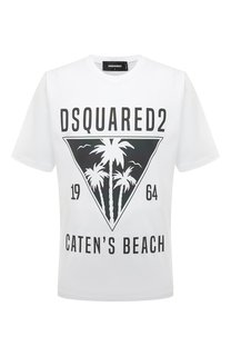 Хлопковая футболка Dsquared2