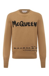 Хлопковый свитер Alexander McQueen