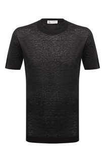 Футболка изо льна и шелка Il Borgo Cashmere
