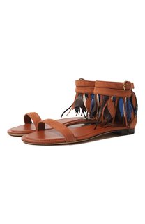 Замшевые сандалии Tod’s Tods