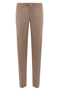 Брюки из хлопка и шерсти Kiton