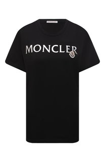 Хлопковая футболка Moncler