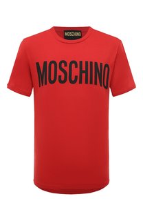 Хлопковая футболка Moschino