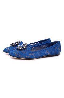 Текстильные балетки Rainbow Lace Dolce & Gabbana