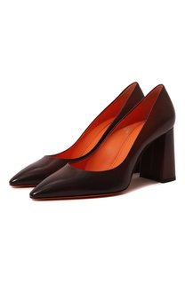 Кожаные туфли Santoni