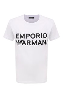 Хлопковая футболка Emporio Armani