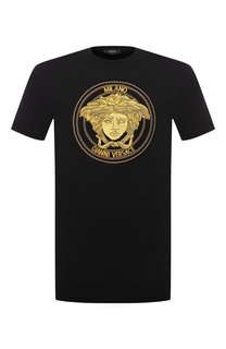 Хлопковая футболка Versace