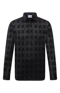 Поло из шерсти и шелка Zilli Sport