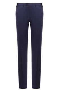 Брюки из шерсти и льна Brioni