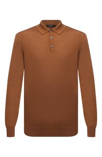 Поло из кашемира и шелка Ermenegildo Zegna