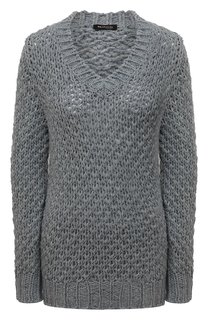 Свитер из хлопка и шерсти Kiton