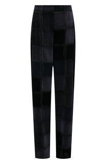 Брюки из вискозы и шелка Giorgio Armani