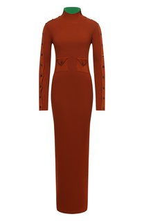 Шелковое платье Bottega Veneta