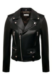 Кожаная куртка Saint Laurent