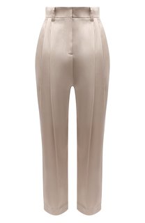 Брюки из шелка и хлопка Brunello Cucinelli