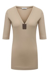 Хлопковый топ Brunello Cucinelli