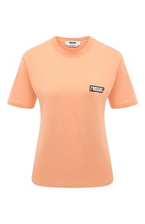 Хлопковая футболка MSGM