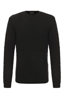 Джемпер из хлопка и кашемира Giorgio Armani