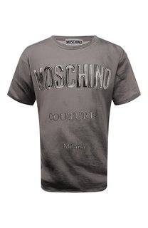 Хлопковая футболка Moschino