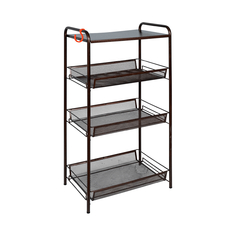 Этажерка ЗМИ Ладья 34 со столешницей медная 45х30х84 см