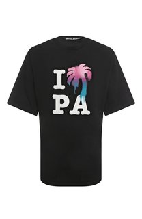Хлопковая футболка Palm Angels