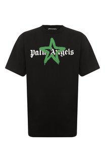 Хлопковая футболка Palm Angels