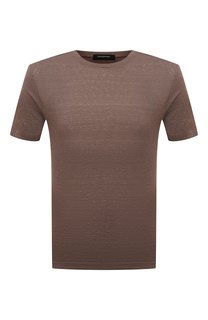 Льняная футболка Ermenegildo Zegna