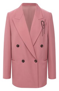 Жакет из шерсти и хлопка Brunello Cucinelli