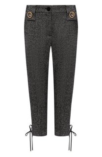 Брюки из шерсти и шелка Dolce & Gabbana