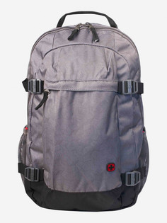 Рюкзак для ноутбука 16 WENGER, серый, полиэстер, 33 x 28 x 46 см, 28 л,