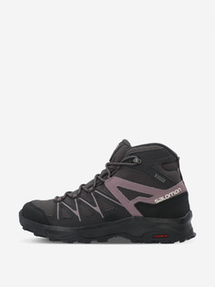 Ботинки женские Salomon Daintree Mid GTX, Фиолетовый