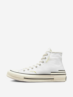 Кеды женские Converse Chuck 70 Hacked Heel HI, Белый