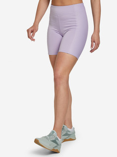 Шорты женские Reebok Yoga Rib Short, Фиолетовый