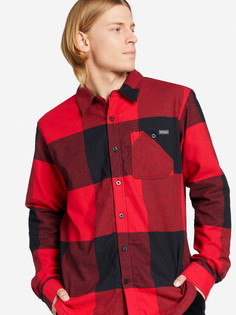 Рубашка мужская Columbia Cornell Woods Fleece Lined Flannel, Красный