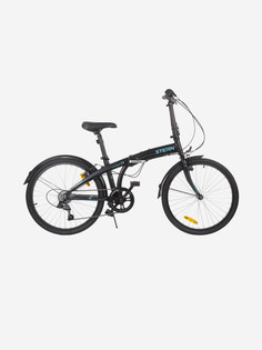 Велосипед складной Stern Compact 24 24", 2021, Черный