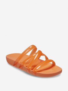 Сандалии Crocs Splash Glossy Strappy, Оранжевый