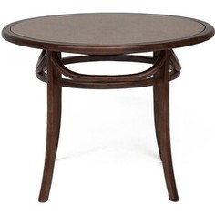 TetChair Стол Thonet (mod.T9032-100) дерево береза/стекло темный орех