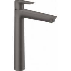 Смеситель для раковины Hansgrohe Talis E с донным клапаном, шлифованный черный хром (71716340)