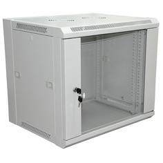 Шкаф настенный REXANT PRO 9U 600x600x500 мм (ШxГxВ) - передняя дверь стекло No Brand