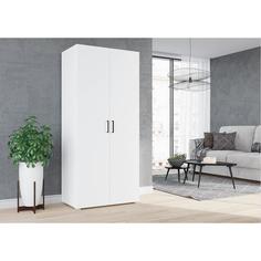 Шкаф Дамаск 2х ств, 800х510х1824, Белый No Brand