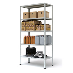 Стеллаж металлический P_МС-245/900 усиленный с 5-ю полками 1000х400х2000 Cobalt