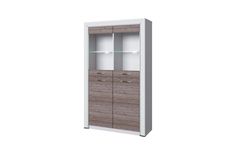 Шкаф с витриной Anrex Оливия 2V2D Анрэкс