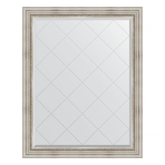 Зеркало с гравировкой в раме 97x122см Evoform BY 4362 римское серебро