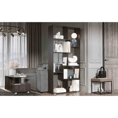 Стеллаж-перегородка Пегас, 1000х297х2036, Венге No Brand
