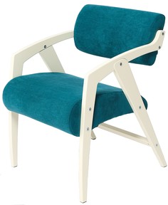 Кресло-стул Овация, с подлокотниками, цвет Ultra Atlantic / Дуб шампань Glider